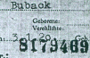 NSDAP Karteikarte Siegfried Buback (Quelle: Bundesarchiv)