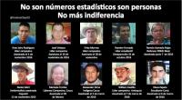 10 der in den vergangenen Monaten ermordeten AktivistInnen. eine Mehrheit setzte sich für die arme LandarbeiterInnenschaft ein.