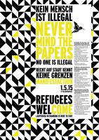 Plakat zum 1. Mai 2015 in Hamburg