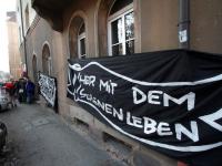 Kundgebung nach Hausbesetzung in der Wodanstraße (6)