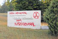 Kein Denkmal Erwin Rommel dem Nazigeneral