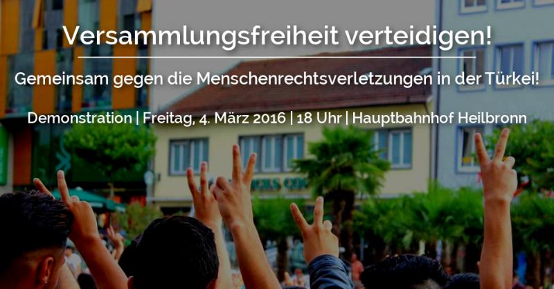 Versammlungsfreiheit verteidigen!