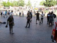 Spontane Kundgebung gegen Polizeigewalt