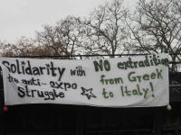 Solidarity with the anti-expo struggle - No extradition from Greece to Italy