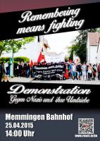 Demonstration für ein aktives Gedenken in Memmingen