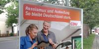 Plakat CDU Rassismus Ausbeutung