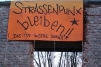 "Straßenpunx bleiben" - Transpi, Februar 2007