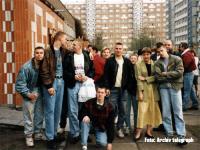 Merkel im Jugendclub Brunnen April 1993