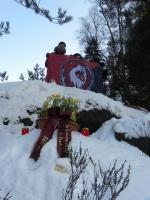 27. Januar, Kletter-Gedenkaktion, Gipfelfoto