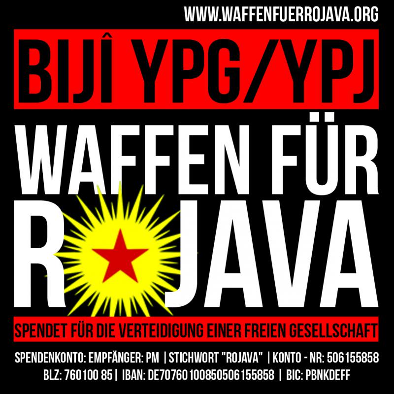 Waffen für Rojava