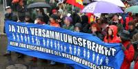 Demo für Versammlungsfreiheit, Stuttgart