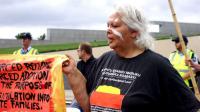 Aboriginal protesters in Canberra - 23