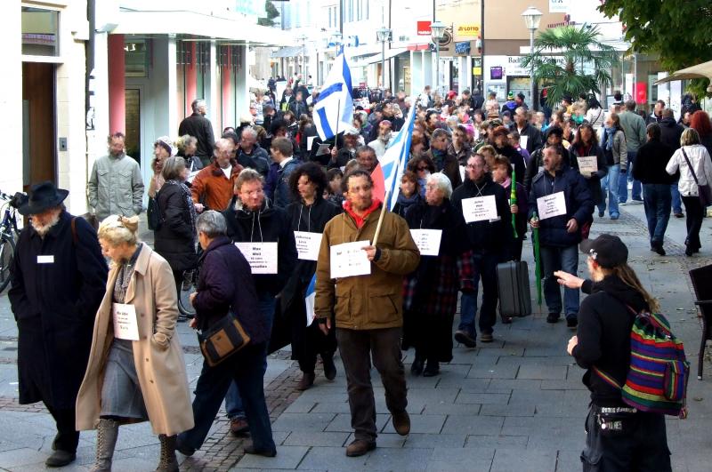 Schweigemarsch in Offenburg 