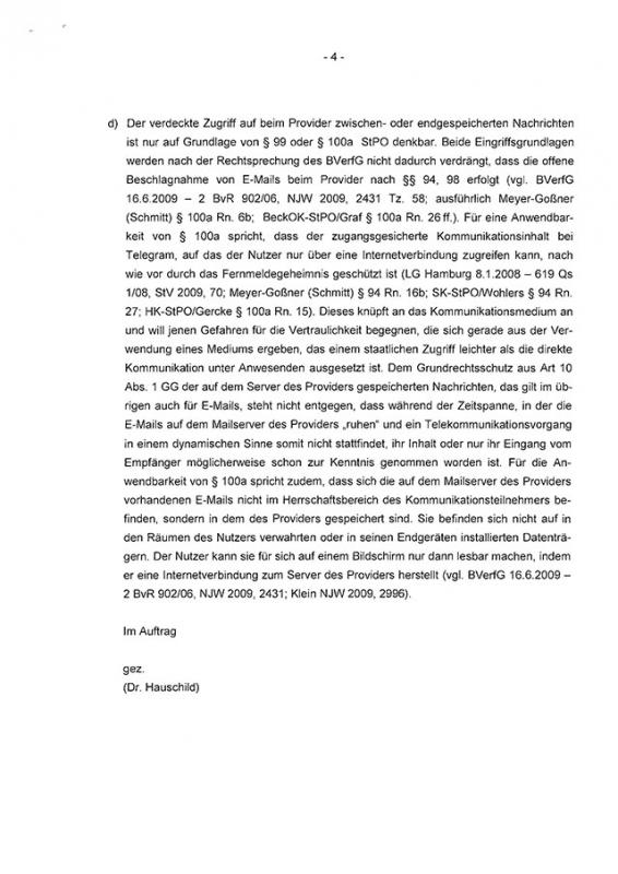 Anklageschrift Generalbundesanwalt gegen OSS (4/4)