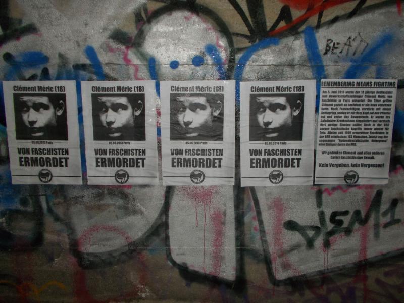 Clement Plakate in Freiburg 1