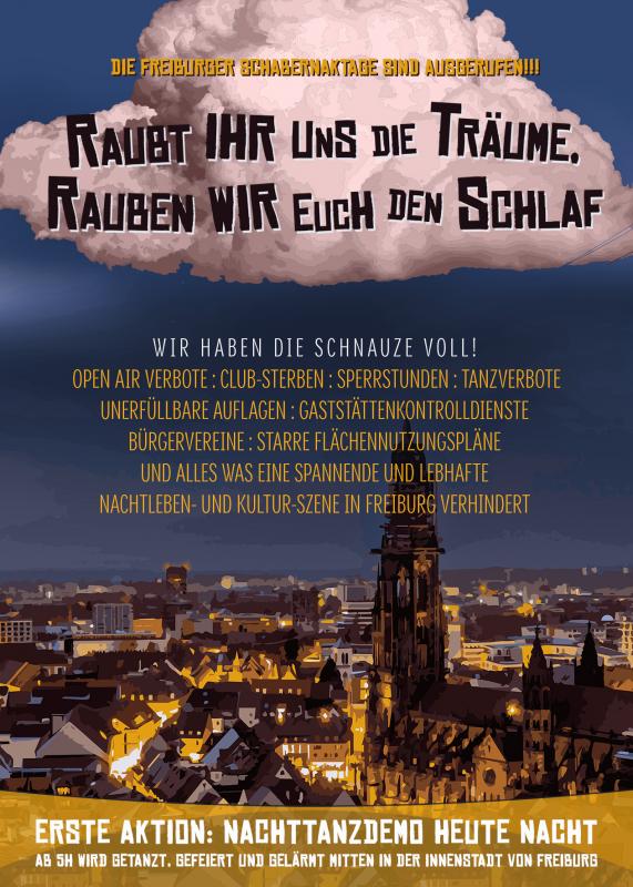 Flyer Front: Freiburg Schabernacktage