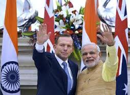 The Australian and Indian prime ministers