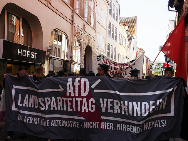 Demo in der Innenstadt