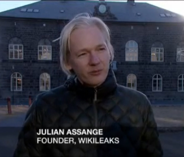 Julian Assange, Screenshot aus Listening Post