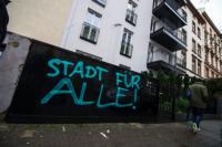 Kein Einzelfall - Schriftzug an der Bornheimer Landstraße.  Foto: Andreas Arnold