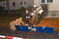 Anschlag auf die Kriminalpolizei in der Bulgarischen Straße am Treptower Park