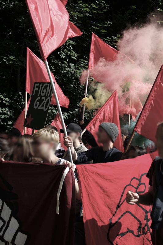 Sponti nach der Zug Ankunft