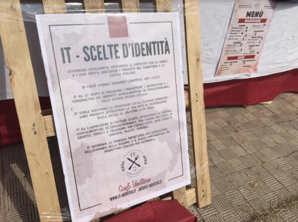CasaPounds identitäres Food-Project: "It – scelte d` Identità"