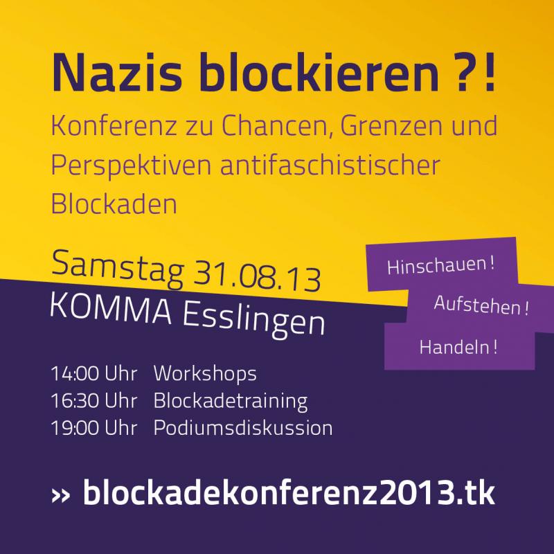 Nazis blockieren?!