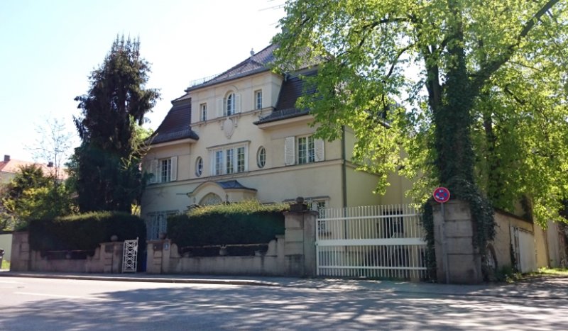 Die neue Villa der 'Danubia' in der Potsdamerstraße