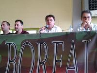 „Festival Boreal“ in Cantù 2013 - Gyula Gyorgy Zagyva, Manuel Canduel, Nick Griffin, Roberto Fiore