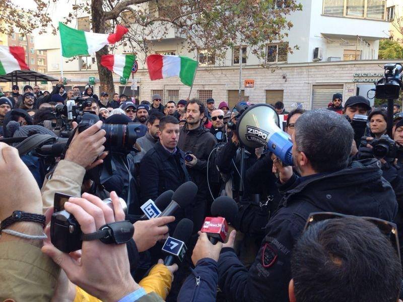 Haftentlassung di Stefanos am 16.12.2013 in Rom