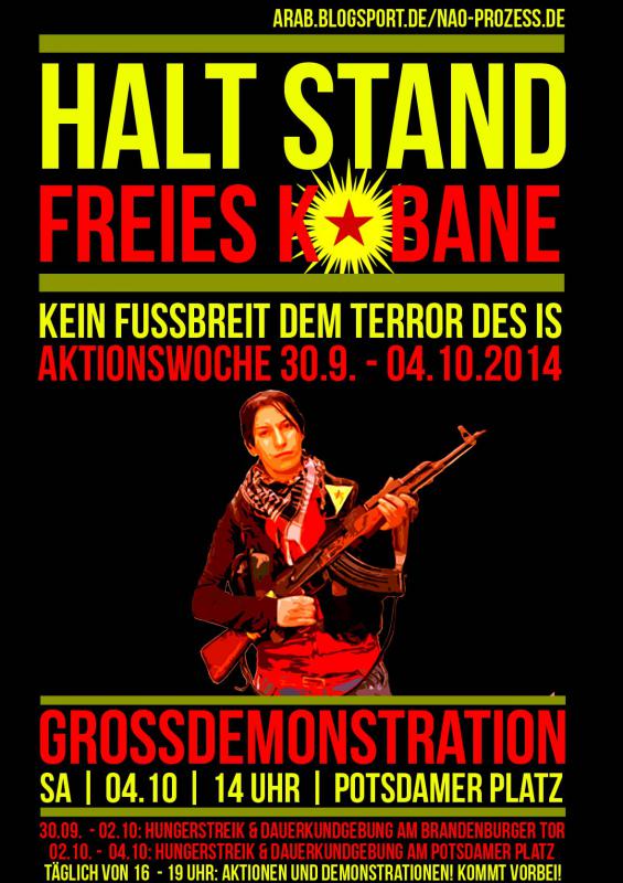 Halt Stand freies Kobane