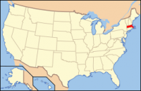 Map of USA - MA