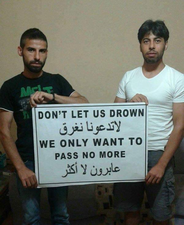 Don't let us drown.