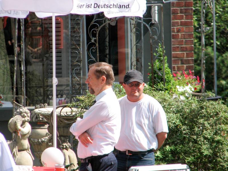 Jan Zimmermann und Jürgen Rieger am 22.08.2009 in Eidelstedt