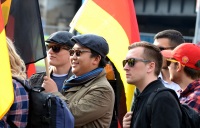 The-Hao Ha (Vorstandsmitglied Junge Alternative Berlin, Jugendorganisation AfD), Demonstration "Identitäre Bewegung" Berlin 17.06.2016
