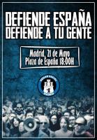 Madrid - 21.05.2016, Hogar Social Madrid, Defiende Espana, defiende a tu gente