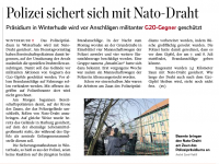 Hamburger Abendblatt: Hamburger Polizeipräsidium mit Nato-Draht gesichert