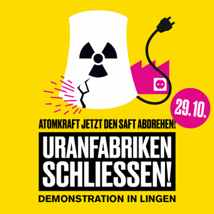 Anti-Atom-Demo Lingen 29.10. unterstützen