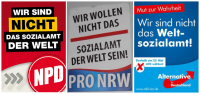 Wahlkampf rechter Parteien in Bochum – Finde den Unterschied