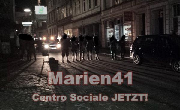 Second eviction of #Marien41 in September 2014.