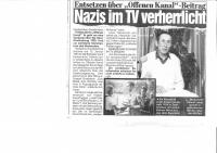 Scan: Nazipropaganda im Offenen Kanal Zweibrücken