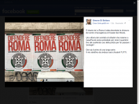 CasaPound Italia: "Difendere Roma... Verteidigt Rom, Schluß mit  der Immigration, Schluß mit dem "Empfang" "