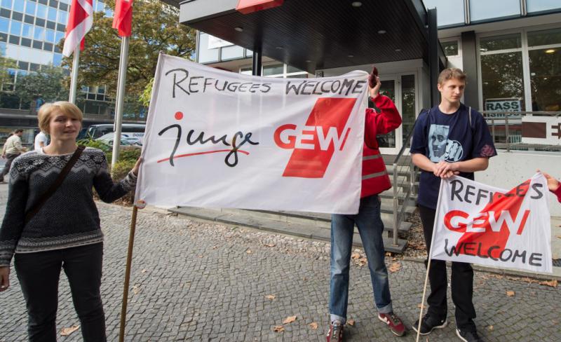 Junge GEW gegen Rassismus