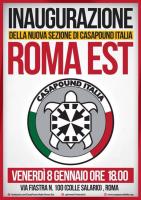 Einweihung CasaPound Sitz Roma Est - 08.01.2016