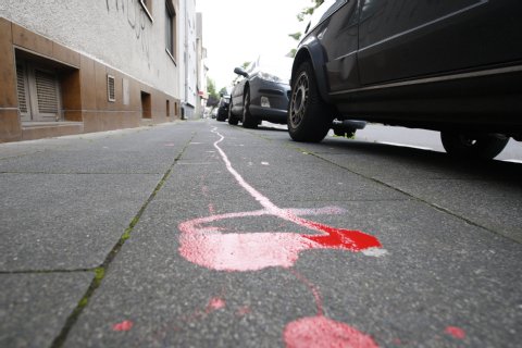 Die rot Spur ist rund 500 Meter lang, sie führt von der Hausdorffstraße bis in die August-Bier-Straße. Foto: Banneyer