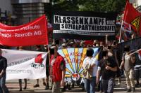 Am Marktplatz angekommen, wurde die Abschlusskundgebung gehalten.