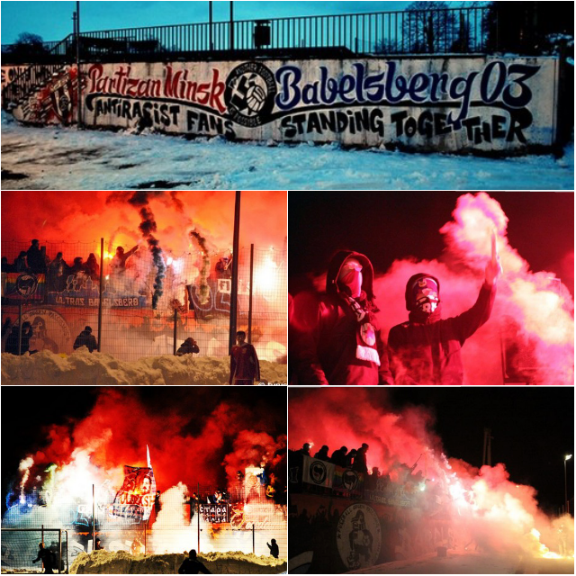 Partizan Minsk in Babelsberg