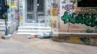 Der Tote Habibi in der Themistokleos Straße