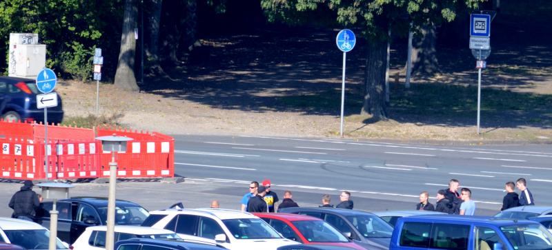 Lok-Hooligans am Völkerschlachtdenkmal 1